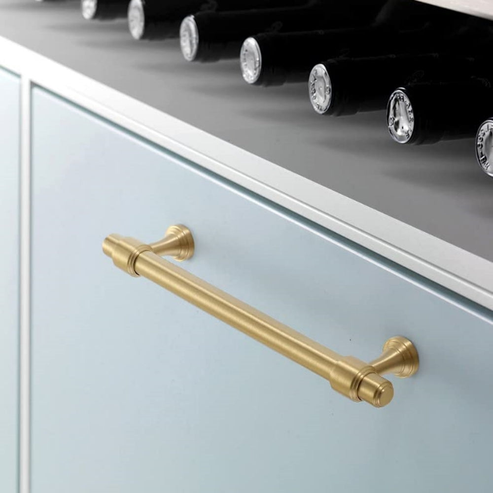 Modern Brass Kitchen Cupboard Handles -Homdiy