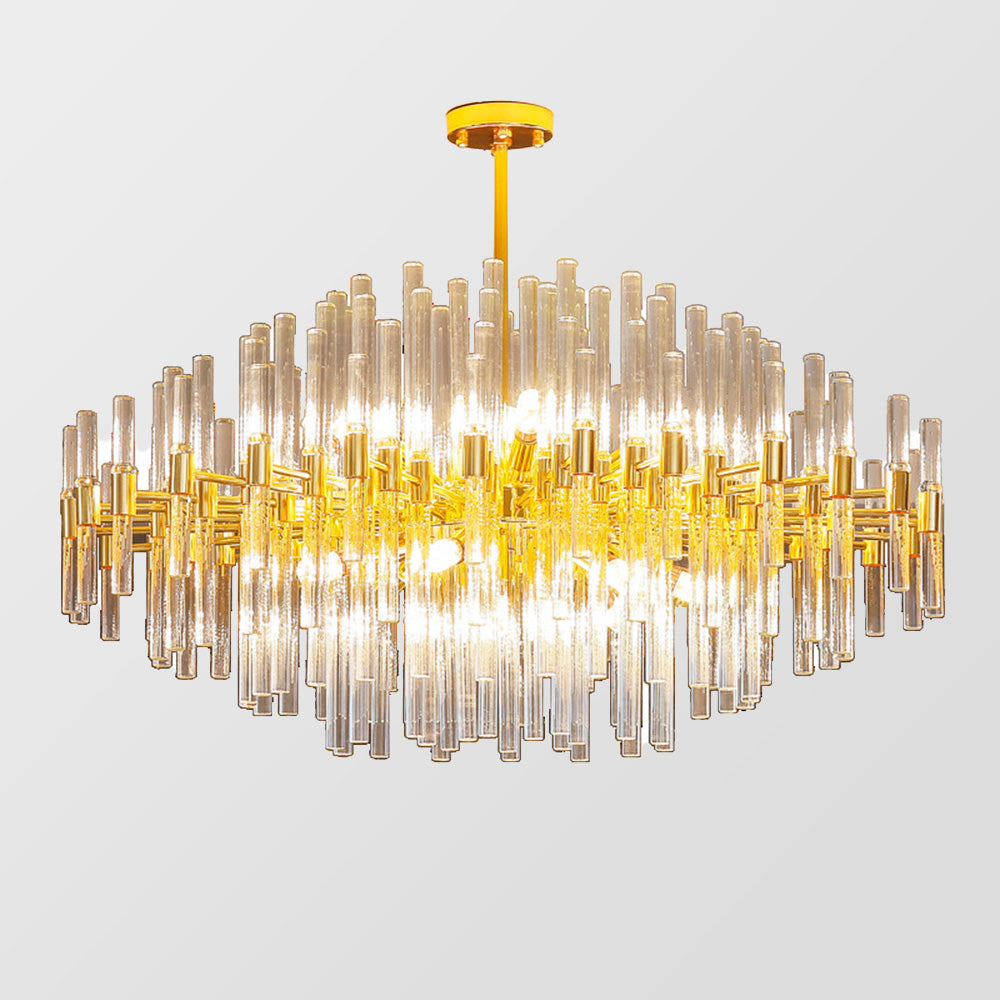 Modern Gold Crystal Chandelier Light -Homdiy