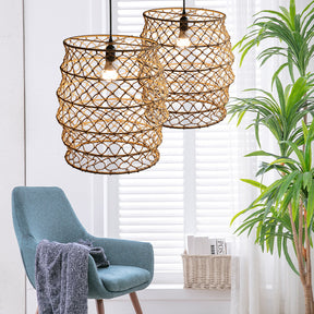 Designer Rope Chandelier Lantern Pendant Lighting -Homdiy