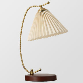 Antique Pleated Dotty Light Table Lamp -Homdiy