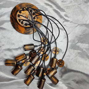DIY Spider Industrial Hanging Lamps Vintage Multi-head Pendant Lights -Homdiy