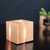 Creative Crackle Solid Wood Table Lamp -Homdiy