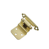 Inset cabinet door hinges brass self-close (5 pairs) -Homdiy