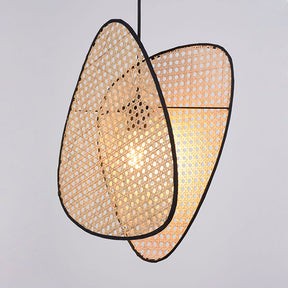 Creative Rattan Hanging Light Retro Pendant Lamp Shade -Homdiy