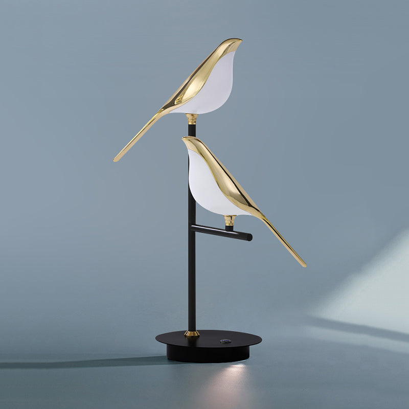 Electroplating Golden Bird Table Lamp for Bedroom -Homdiy