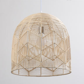 Nordic Rattan Pendant Lamp Shade Designer Hanging Light -Homdiy