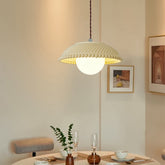French Style Milky Coffee Island Hanging Light -Homdiy