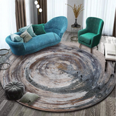 3D Home Carpet Annual Ring Printed Rug -Homdiy