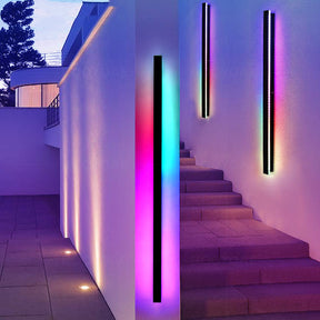 RGB Wall Light Intelligent Remote Control Decoration Wall Lamp -Homdiy