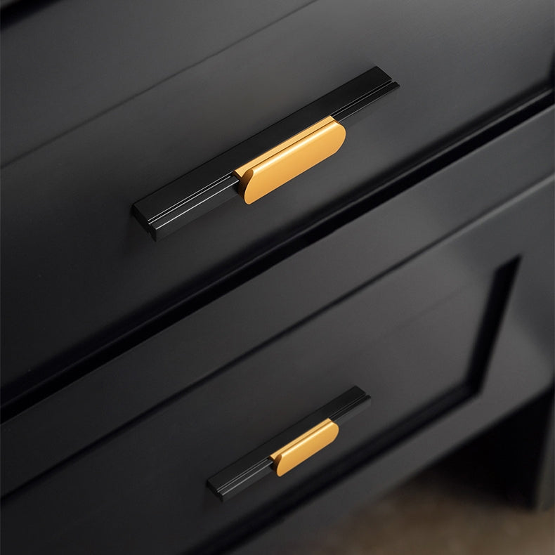 Aluminum Decorative Cabinet Pull Closet Door Hardware Handles for Furniture Cabinet -Homdiy