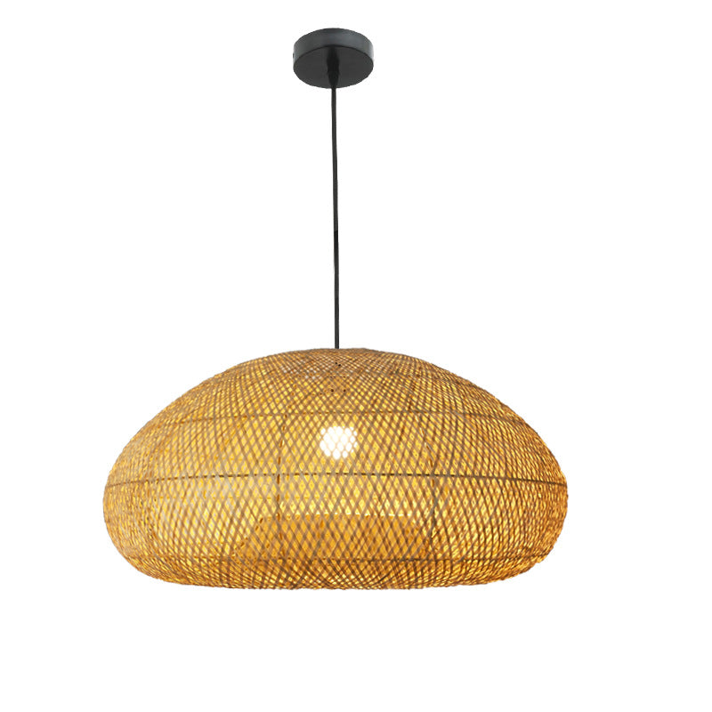Handmade Bamboo Pendant Lamp Shade -Homdiy