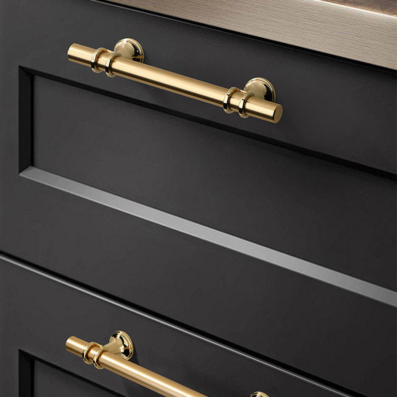 Luxurious Zinc Alloy Europe Style Golden Drawer Pulls and Cabinet Knobs -Homdiy