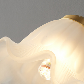 Country Petal Bedside Lamp for Bedroom -Homdiy
