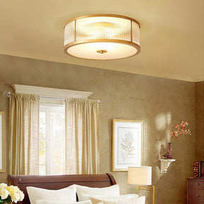 Modern Art Simple Glass Bedroom Ceiling Lamps -Homdiy