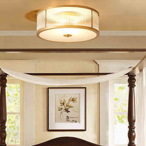 Modern Art Simple Glass Bedroom Ceiling Lamps -Homdiy