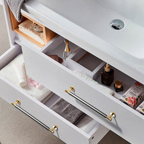 Two-Color Splicing Aluminum Alloy Gold Kitchen Cabinet Handles -Homdiy