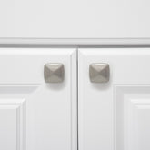 6 Pack Kitchen Cabinet Knobs Brushed Nickel Zinc Alloy (LS8791MBN) -Homdiy