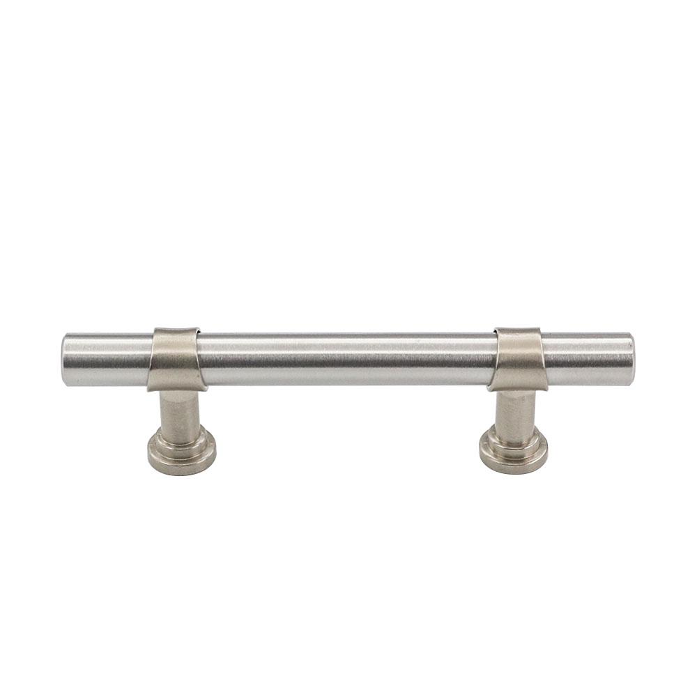 10 Pack Silver Kitchen Cabinet Bar Pulls Brushed Nickel Kitchen Drawer Handles (LST18BSS） -Homdiy