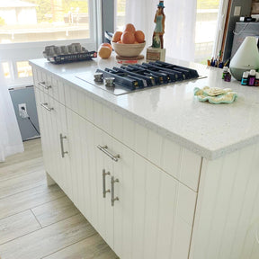 10 Pack Silver Kitchen Cabinet Bar Pulls Brushed Nickel Kitchen Drawer Handles (LST18BSS） -Homdiy