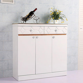 20 Pack Silver Round Cupboard Knobs Pulls Dresser Drawer Knobs For Bathroom(LS9189SNB) -Homdiy