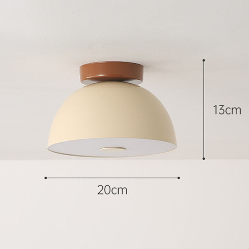 French Cream Iron Led Ceiling Lamp -Homdiy