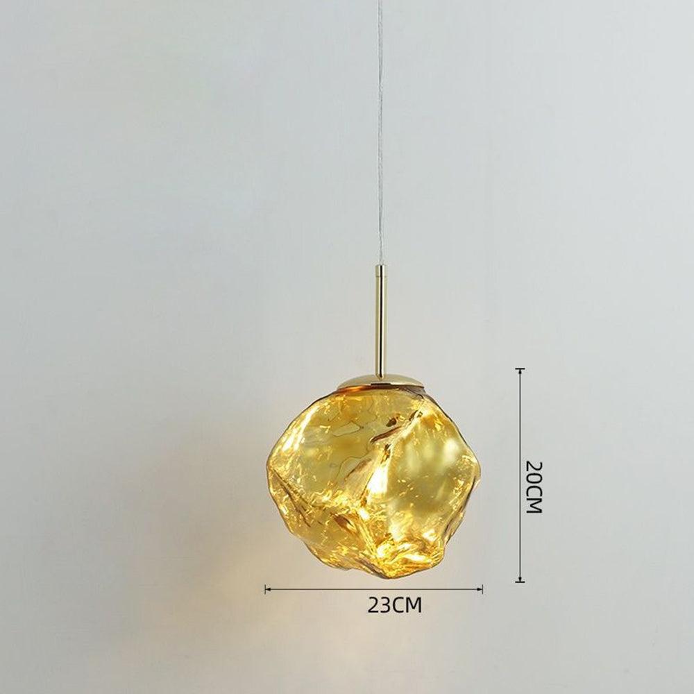 Simple Lava Glass Pendant Hanging Light -Homdiy