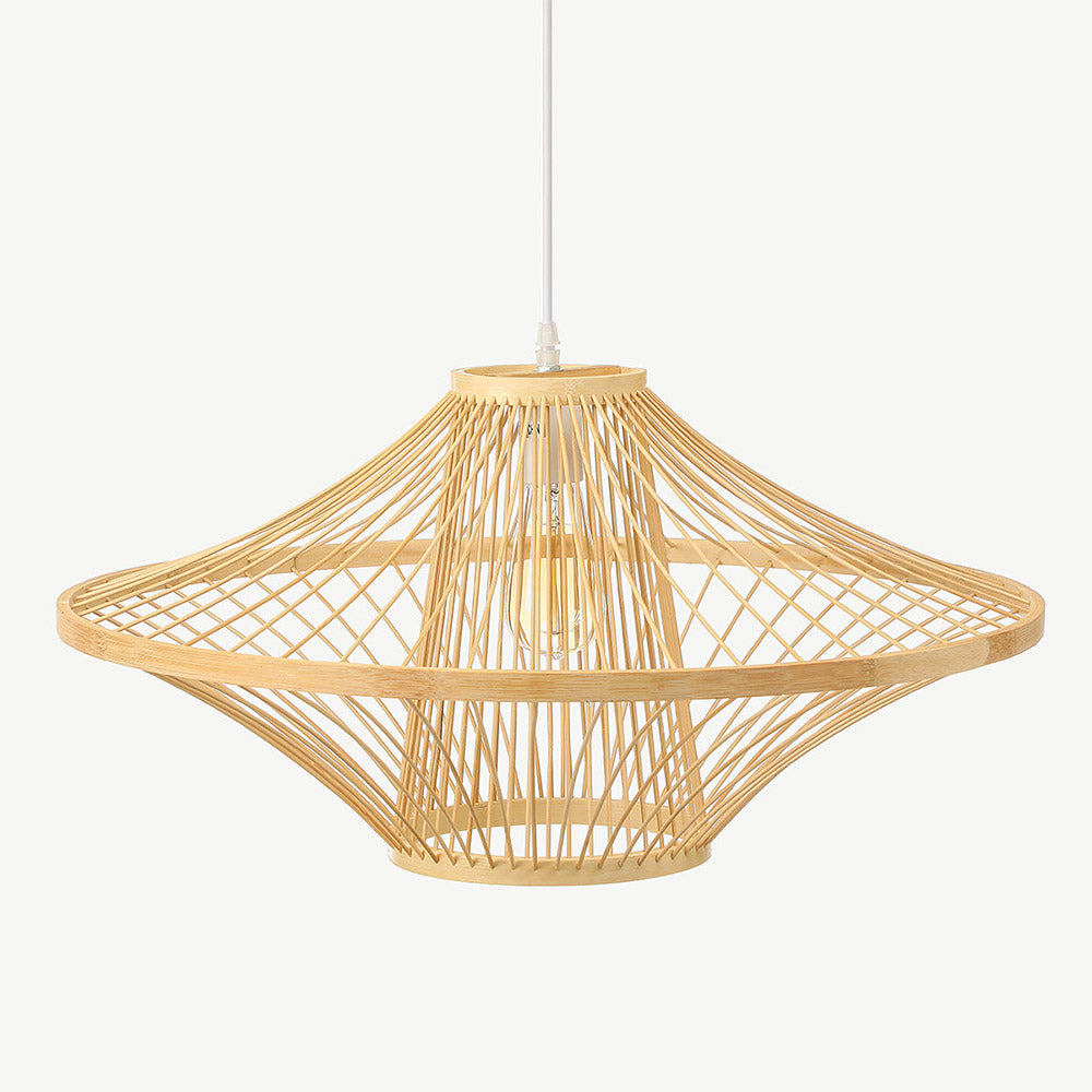 Creative Handcrafted Bamboo Pendant Light -Homdiy
