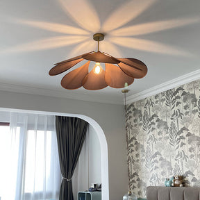 Modern Fabric Hanging Light Petals Pendant Lamp -Homdiy
