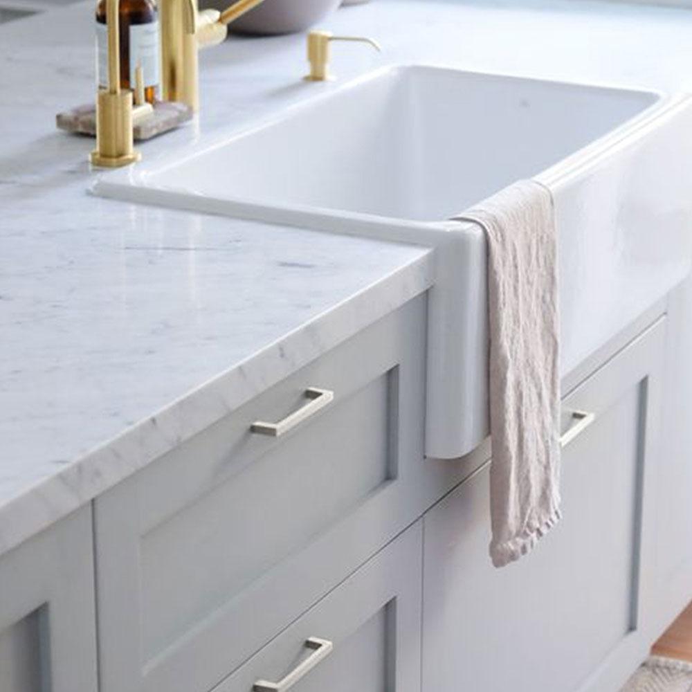 Brushed Nickel Modern Cabinet Handles Kitchen Bar Cabinet Pulls -Homdiy