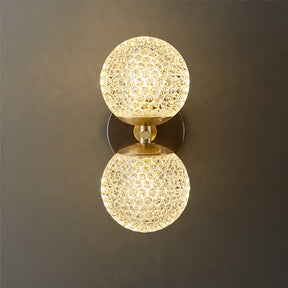 Luxury Copper Globe Wall Lamp -Homdiy