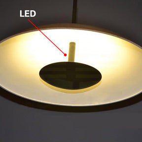 Ginger Brass Pendant Light Suspension Lamp For Dining Room -Homdiy