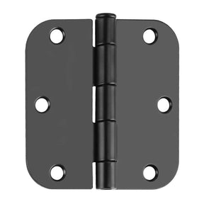 24 Pack Black Door Hinges 3.5inch Matte Black Door Hardware -Homdiy