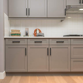 Flat Black Cabinet Bar Handles for Kitchen -Homdiy