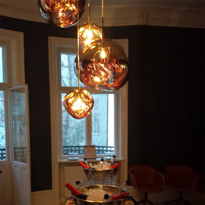 Nordic Lava Round LED Pendant Light -Homdiy