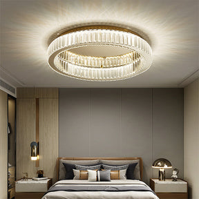 Luxury Round Dimmable Crystal Ceiling Light -Homdiy