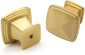 12 Pack Drawer Knobs Gold Cabinet Hardware for Cabinets(LS8791GD) -Homdiy