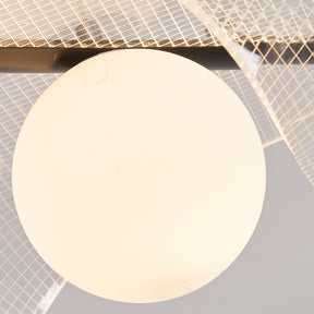 Clear Acrylic LED Pendant Light -Homdiy