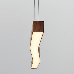 Geometry Wood LED Pendant Light -Homdiy