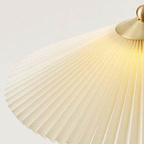 Mid-Century Pleated Table Light For Bedroom -Homdiy