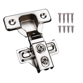 Soft Close Cabinet Door Hinges Cold Rolled Steel Concealed Kitchen Cabinet Hinges with Mounting Screws and Manual -Homdiy