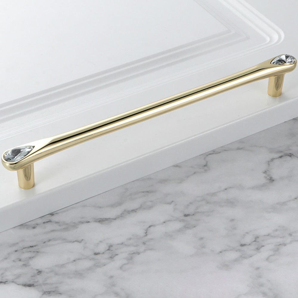 Gold Crystal Kitchen Cabinet Handles -Homdiy