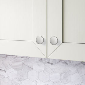 20 Pack Round Brushed Nickel Cabinet Knobs Modern Kitchen Cabinet Hardware Handles(LS5310SNB) -Homdiy