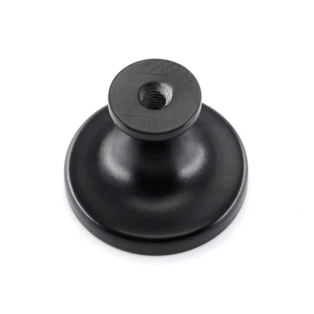30 Pack Black Cabinet Knobs Round Zinc Alloy Handles For Bedroom Dresser Drawers(LS9189BK) -Homdiy