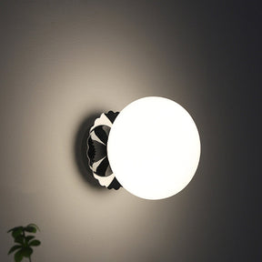 Modern Minimalist Glass 1-Light Wall Lamp -Homdiy