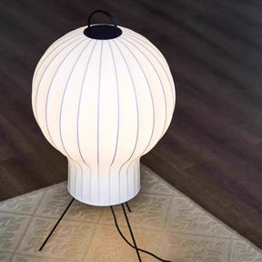 Wabi-sabi Fabric Balloon Floor Lamp -Homdiy