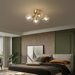 Modern Glass Bubble Sputnik Chandelier For Bedroom Ceiling Light -Homdiy