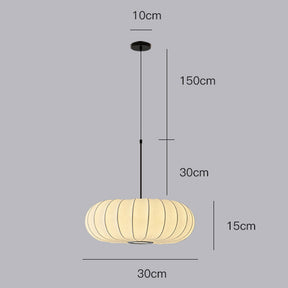 Clear Round Shade Drum Pendant Lighting -Homdiy