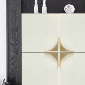 Curve Decorative Cabinet Pulls Drawer Pull Dresser Drawer Handles -Homdiy