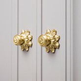 Modern Brass Knobs Solid Brass Cabinet Knobs For Kitchen -Homdiy
