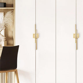 Light Luxury Zinc Alloy Cabinet Pulls Modern Gold Black Dresser Knobs Handles -Homdiy